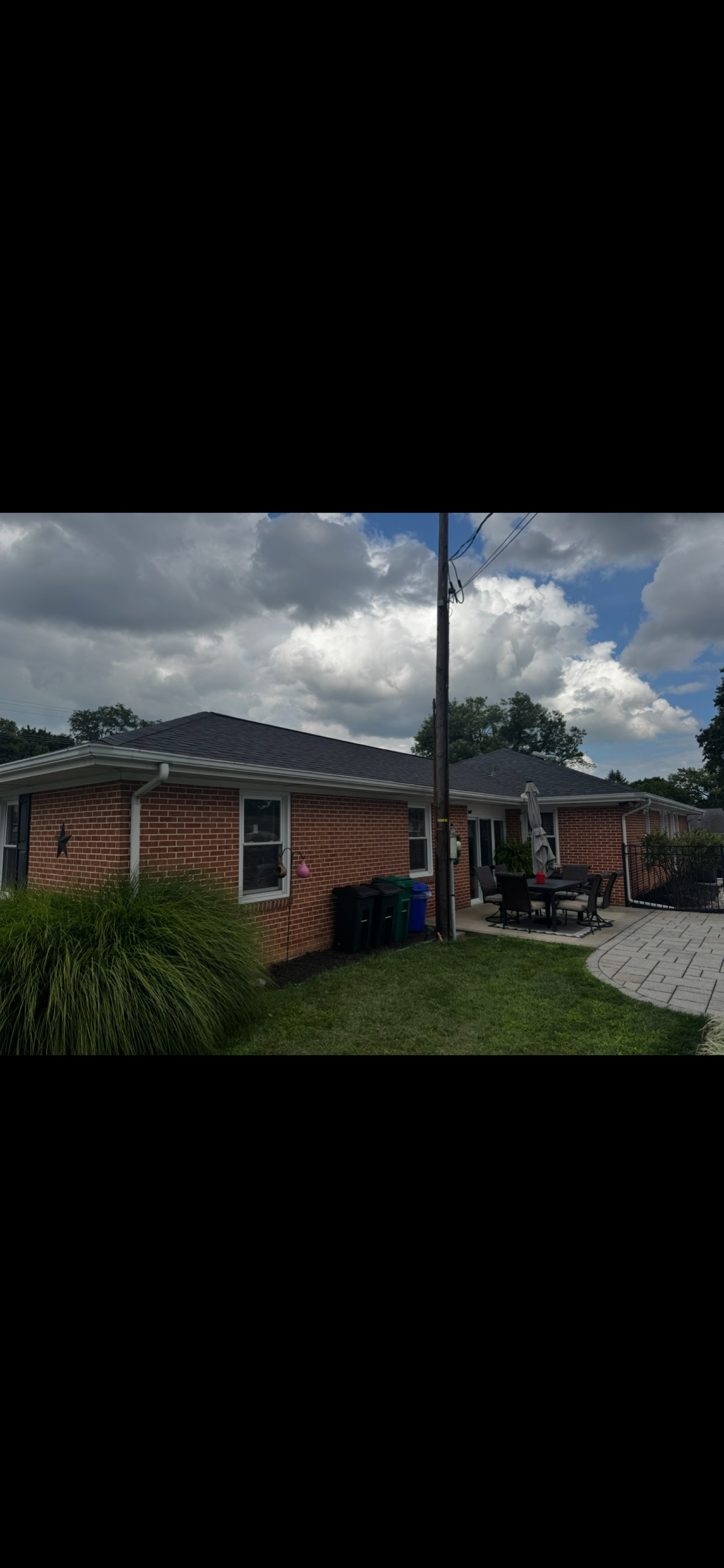 Completed roofing work by Ridgeway Roofing